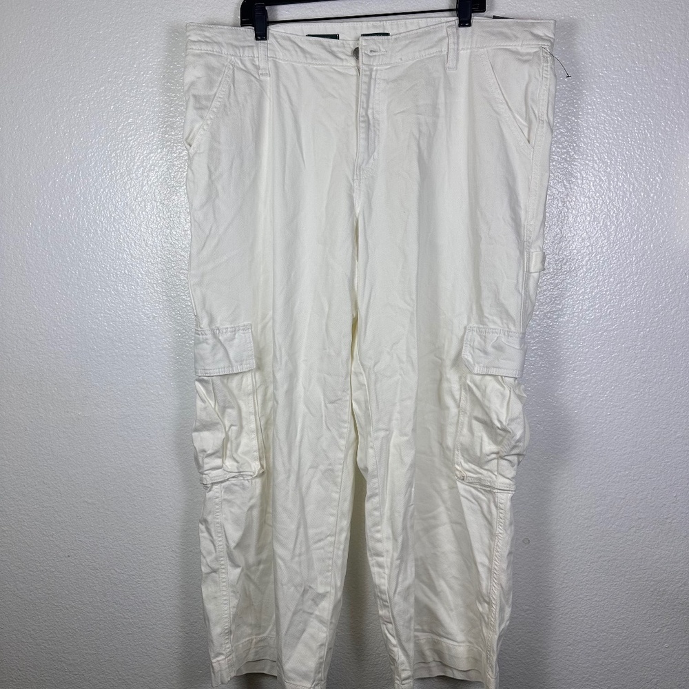Wild Fable White Cargo Pants. Sz 17.